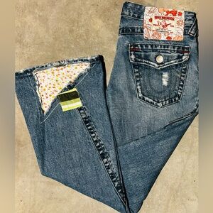 TRUE RELIGION WOODSTOCK VINTAGE WORLD TOUR JEANS-Y2K